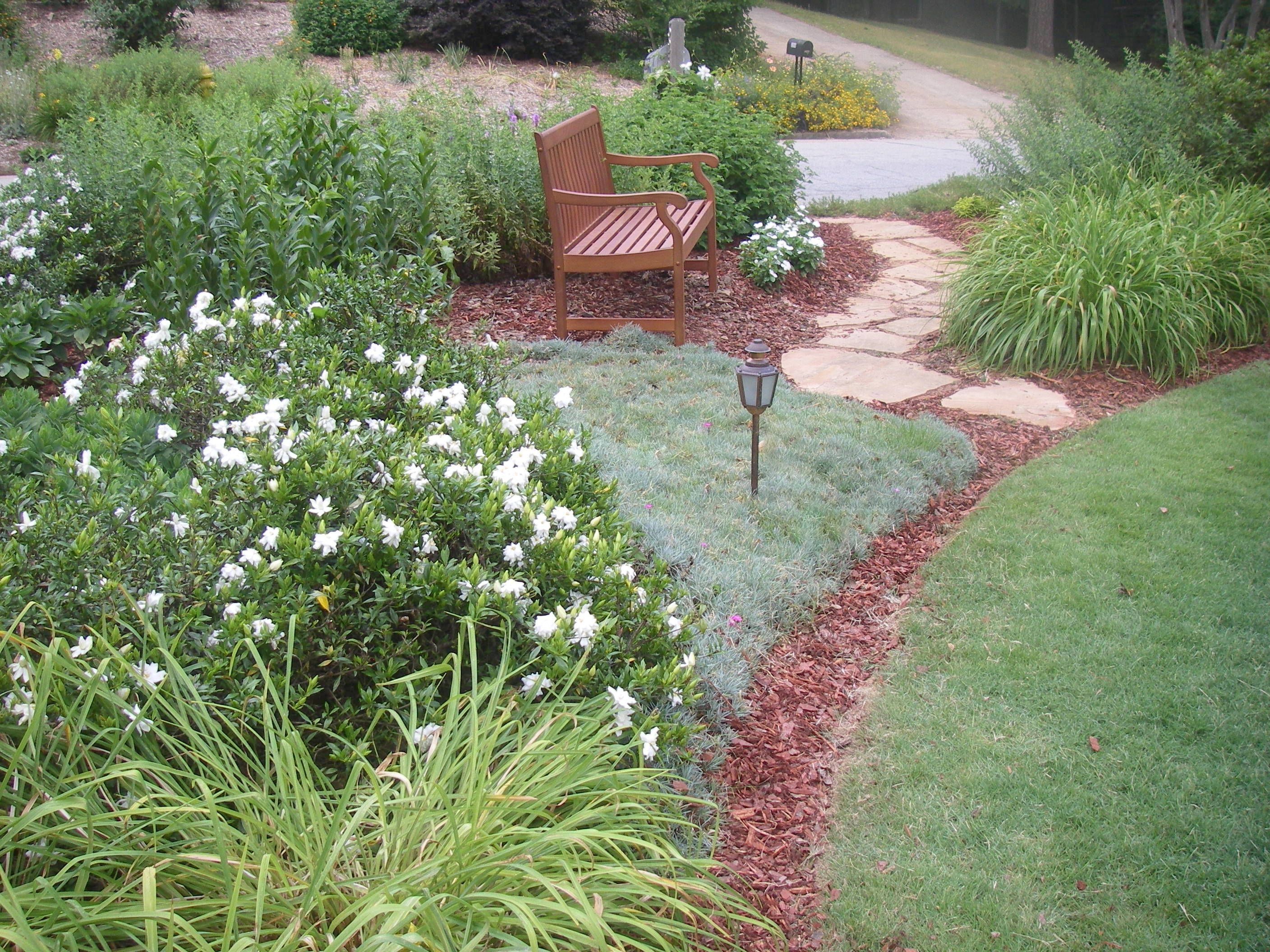 curved stone path
